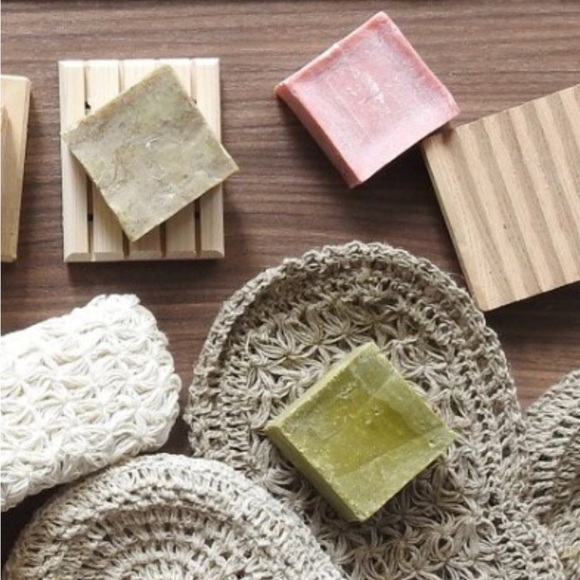 Earth Friendly Bath Glove Organic Cotton Soft Exfoliator Hand Crafted - Picture 9 of 11